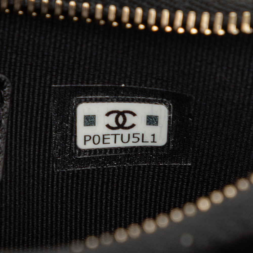 Pre-Loved Chanel CC Quilted Velour Half Moon Chain Crossbody - Picture 7 of 9